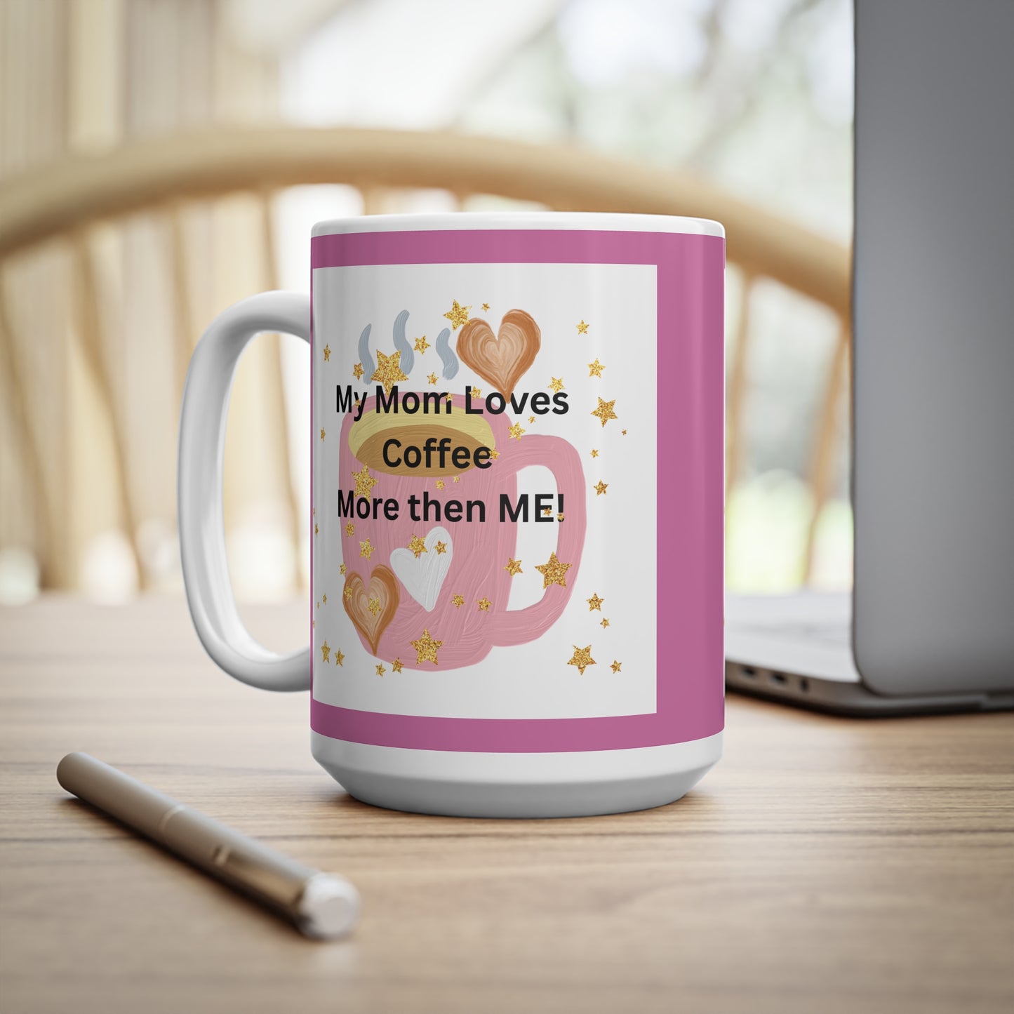 Cute Mom Coffee Cups, Gifts for Mom, Heartwarming Mugs, Coffee Lovers Gift, Mother's Day Mug, Family Love Cup - The Businezz Angel