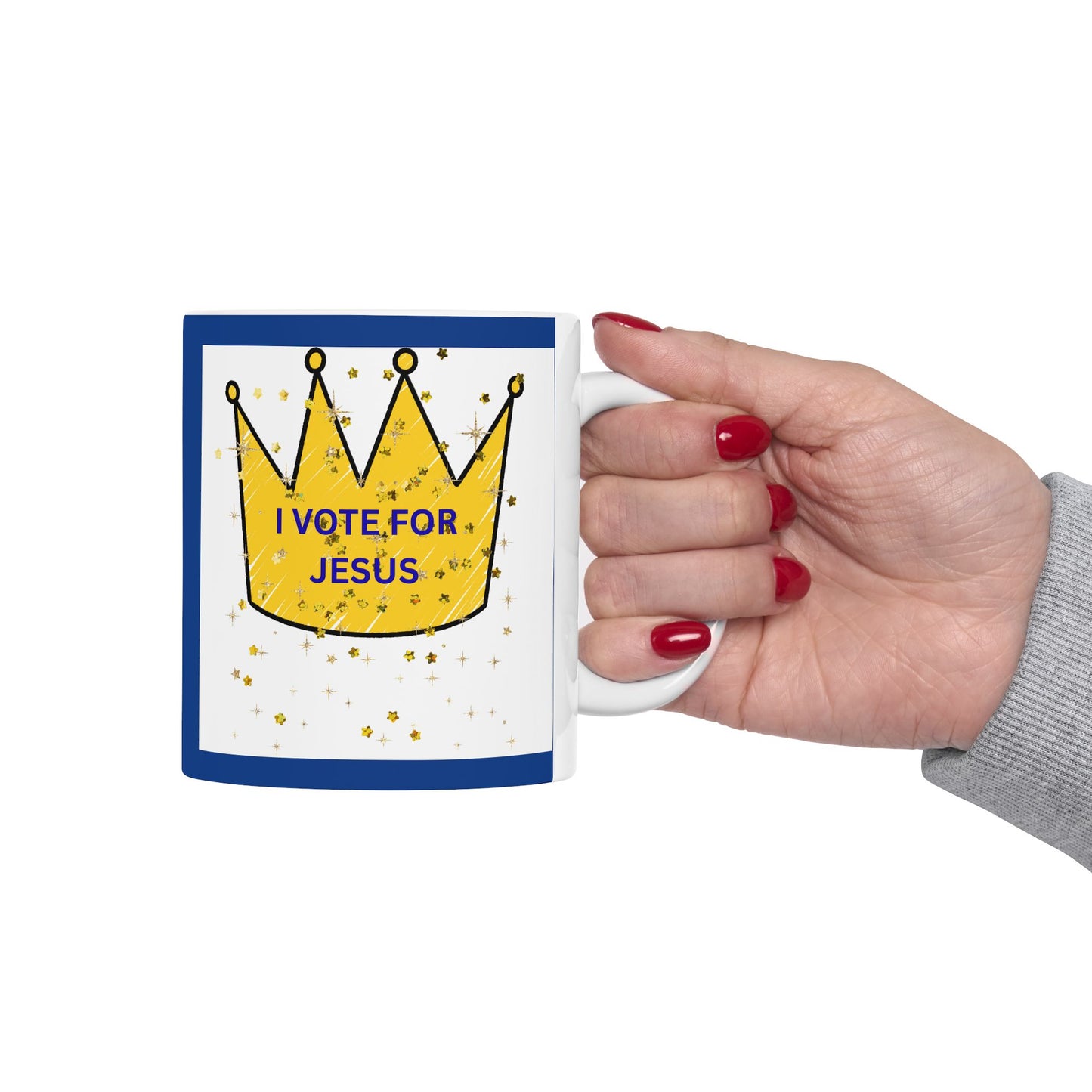 Crown Mug, Ceramic Mug, Coffee Cup, Birthday Gift, Royalty Theme, Celebration Vibes, Humor - The Businezz Angel