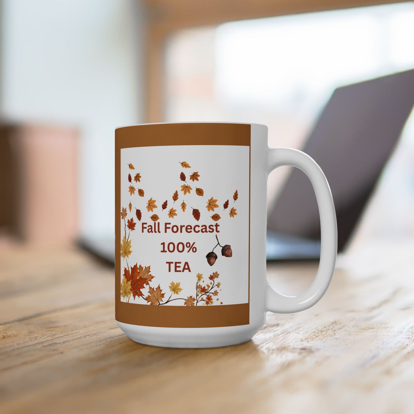 Copy of Autumn Leaves Ceramic Mug - Fall Decor, Cozy Coffee Cup, Seasonal Drinkware, Thanksgiving Gift, Nature Lover's Mug - The Businezz Angel