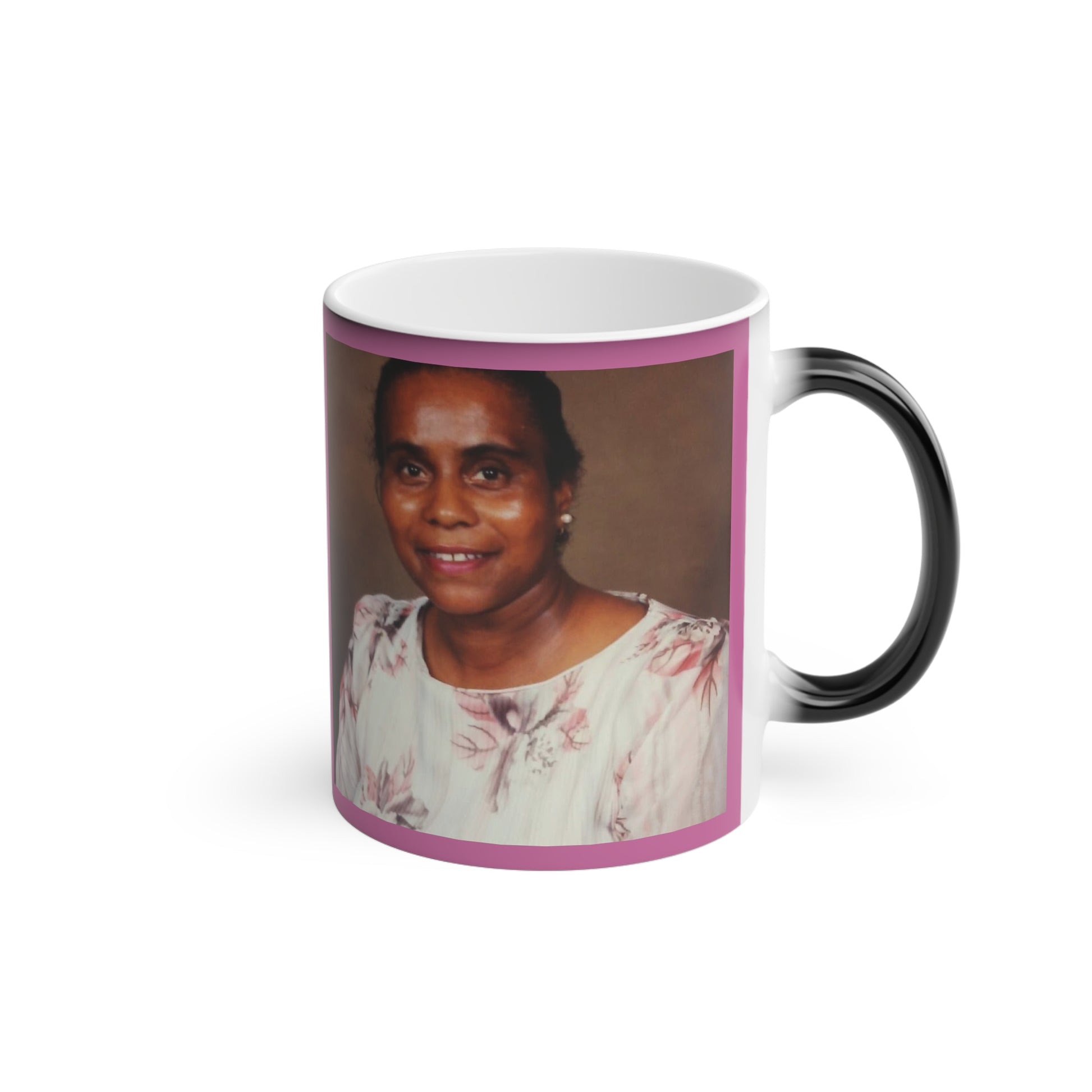 Photo Magic Mug - Heat Sensitive Cup with Pictures of Loved Ones, Personalized Gift Idea, Custom Color Changing Coffee Mug, Heat Activation - The Businezz Angel