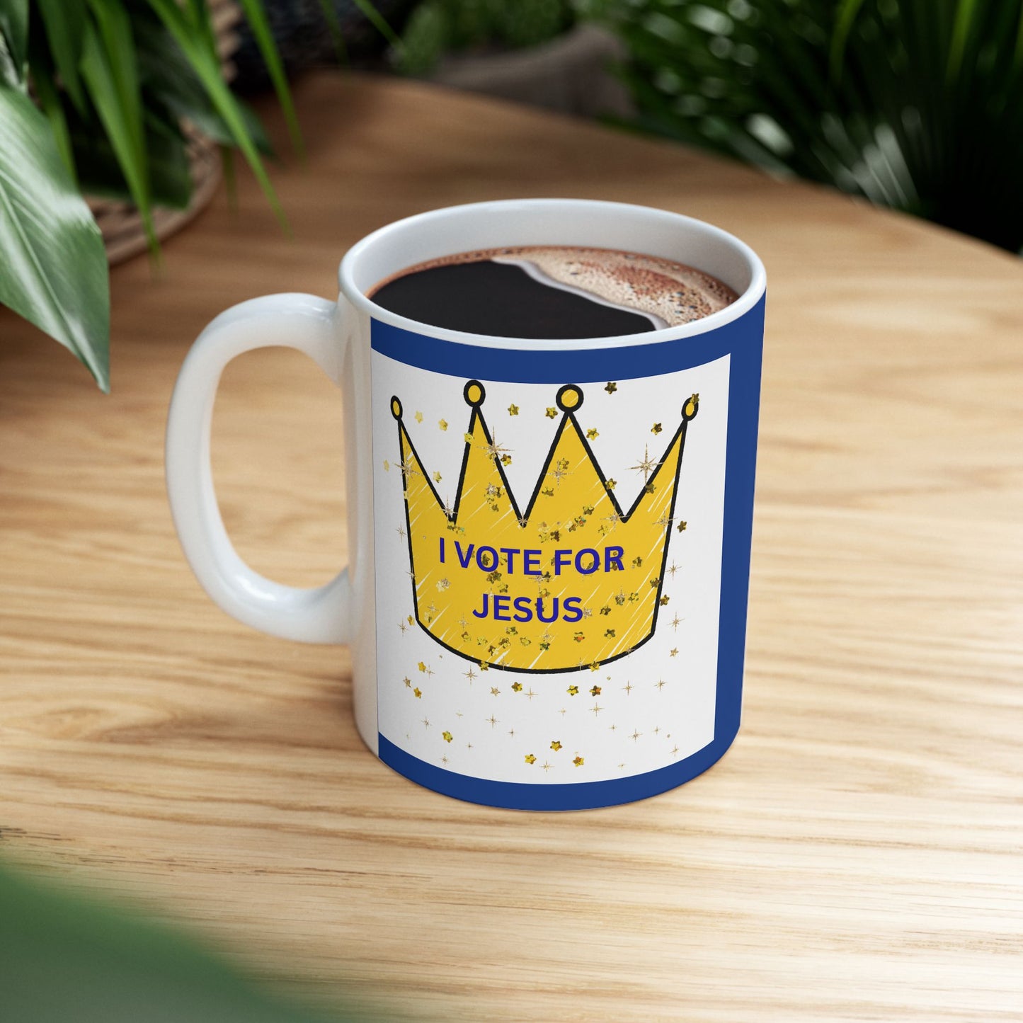 Crown Mug, Ceramic Mug, Coffee Cup, Birthday Gift, Royalty Theme, Celebration Vibes, Humor - The Businezz Angel