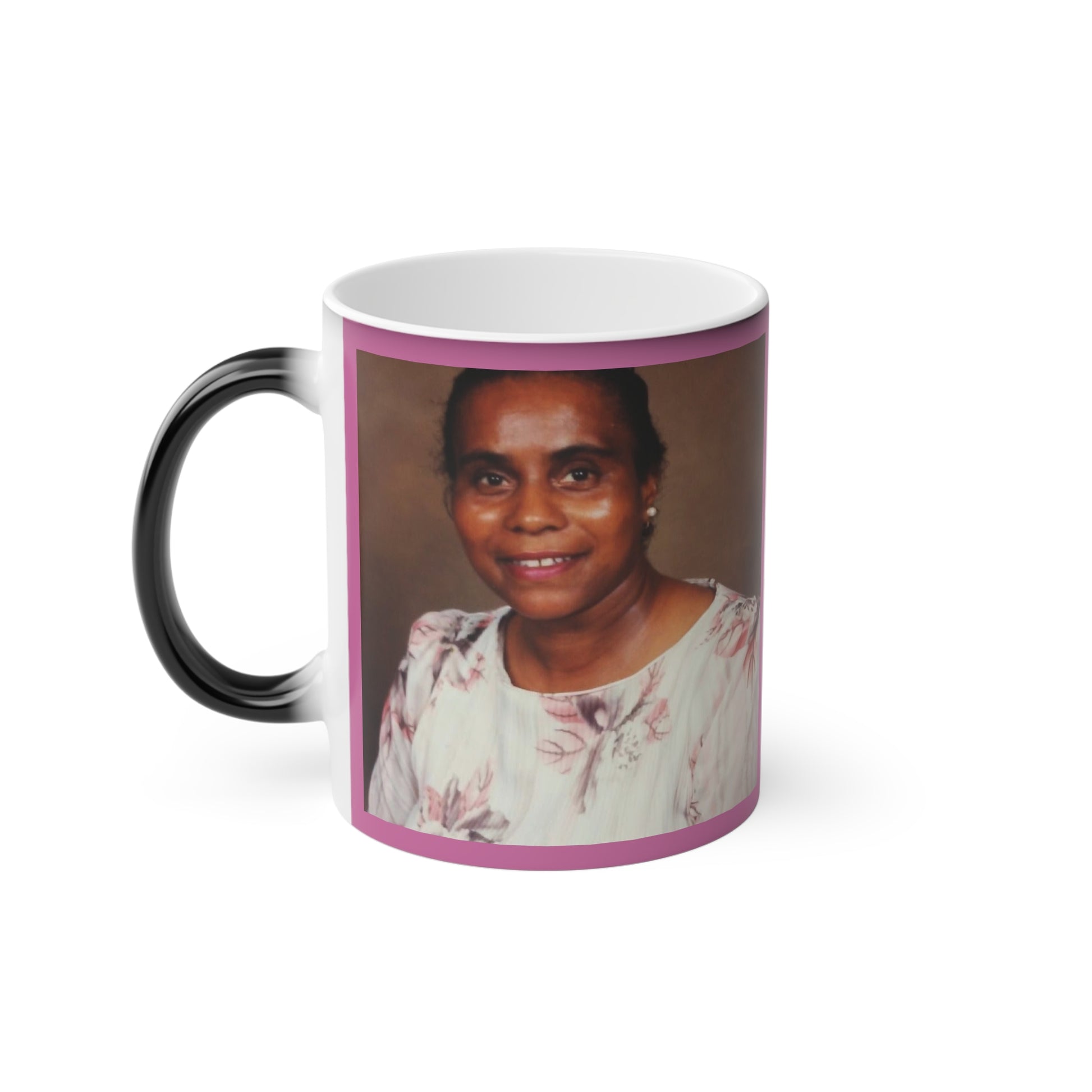 Photo Magic Mug - Heat Sensitive Cup with Pictures of Loved Ones, Personalized Gift Idea, Custom Color Changing Coffee Mug, Heat Activation - The Businezz Angel
