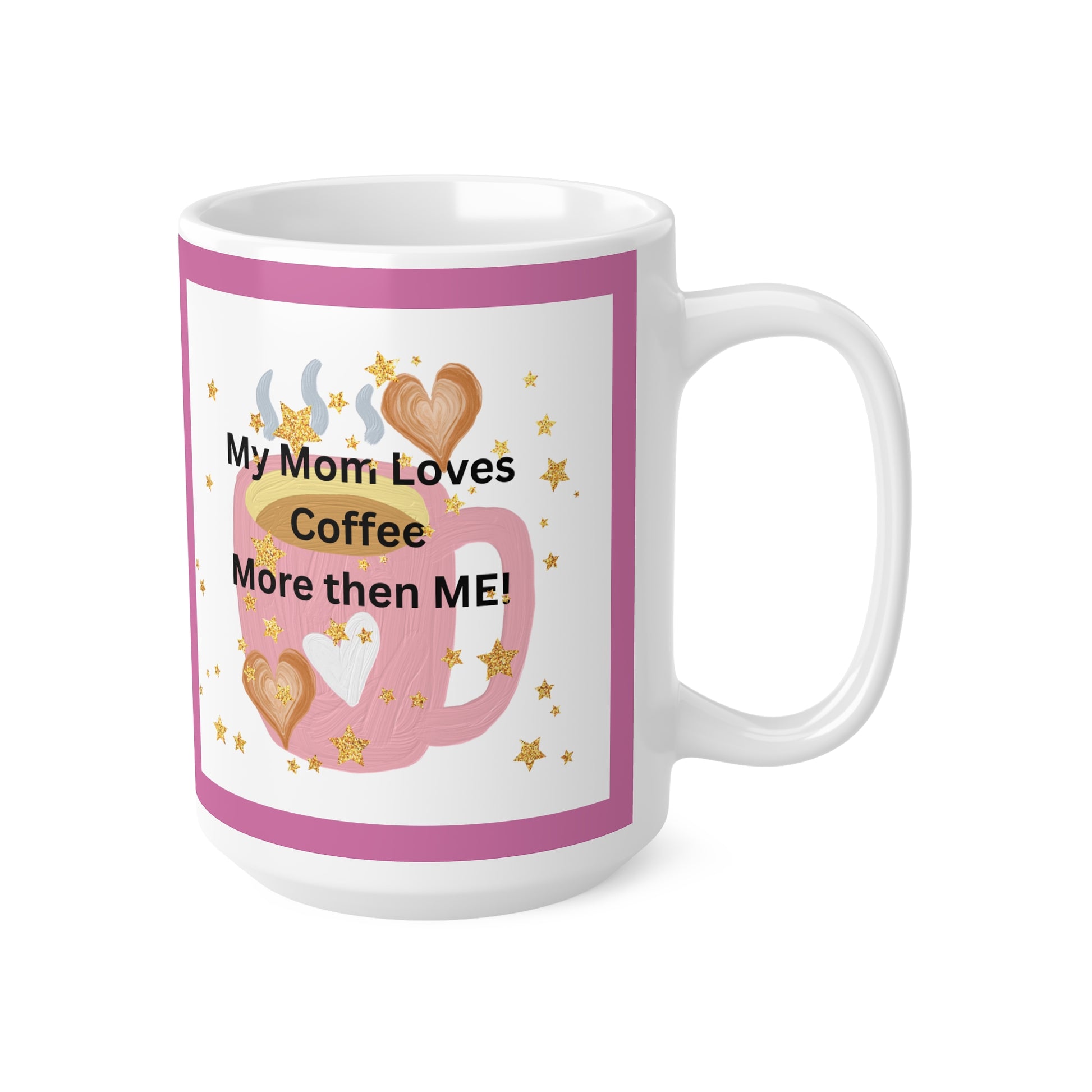 Cute Mom Coffee Cups, Gifts for Mom, Heartwarming Mugs, Coffee Lovers Gift, Mother's Day Mug, Family Love Cup - The Businezz Angel