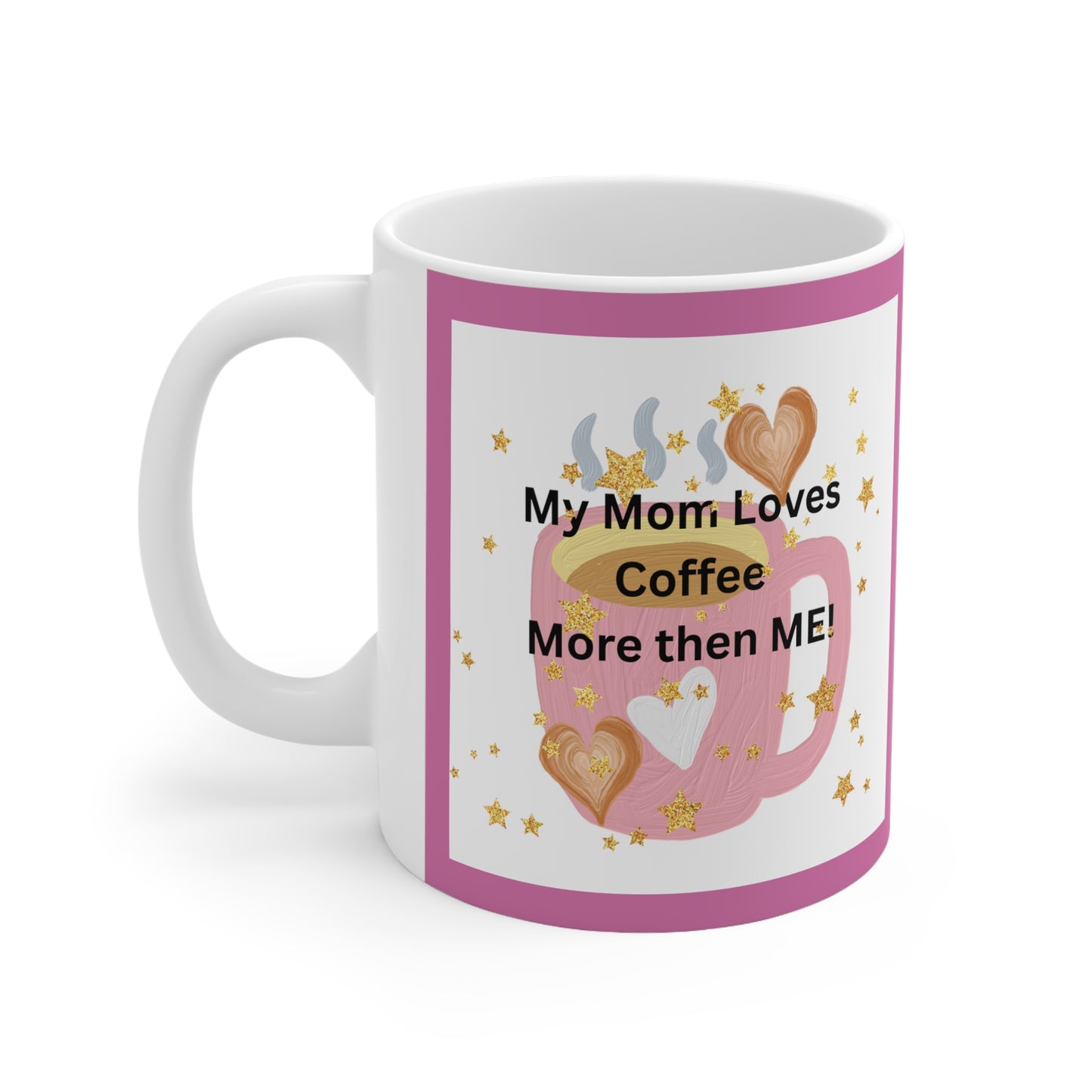 Cute Mom Coffee Cups, Gifts for Mom, Heartwarming Mugs, Coffee Lovers Gift, Mother's Day Mug, Family Love Cup - The Businezz Angel