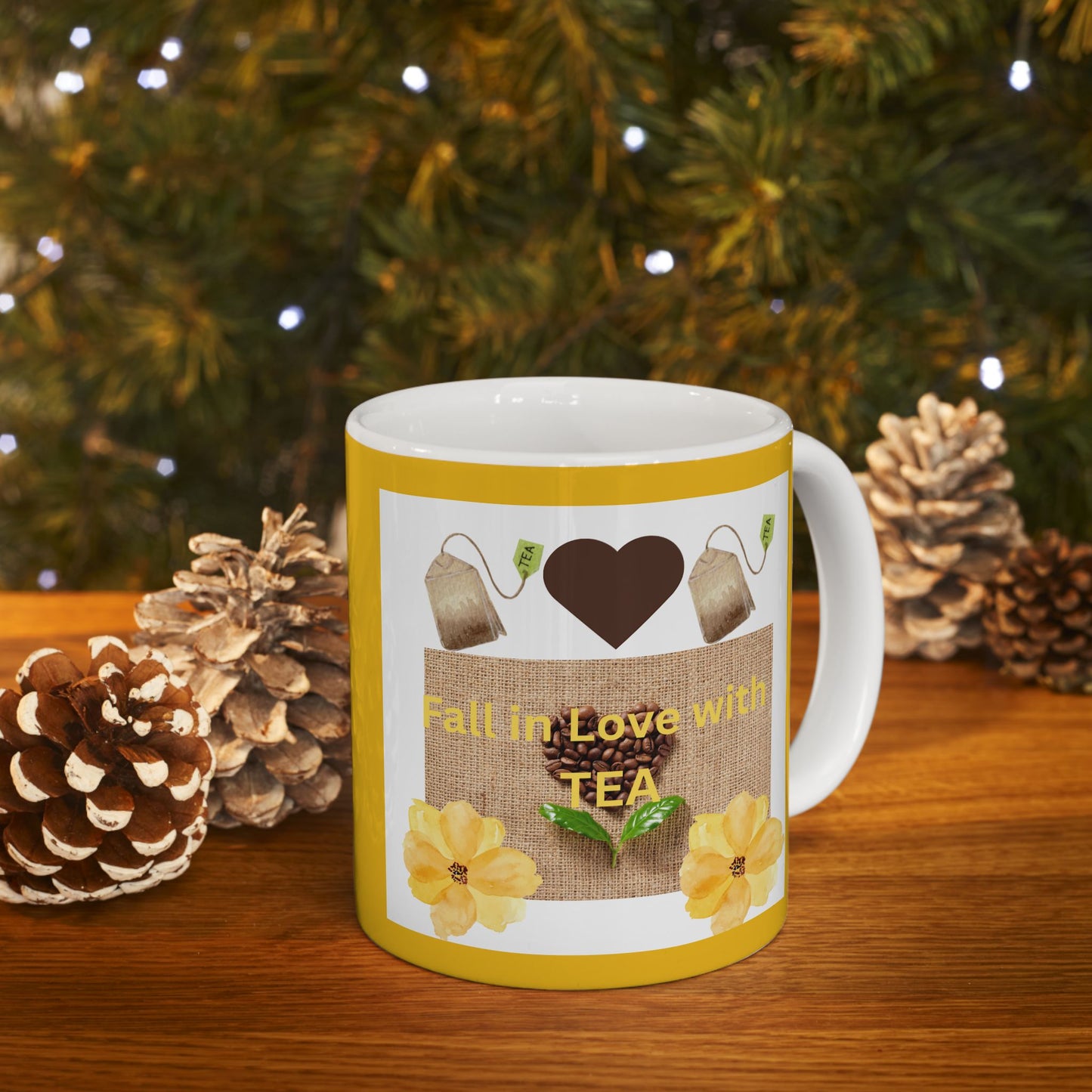 Fall Harvest Ceramic Mug | Autumn Decor, Seasonal Gift, Coffee Lover, Cozy Home, Floral Design - The Businezz Angel