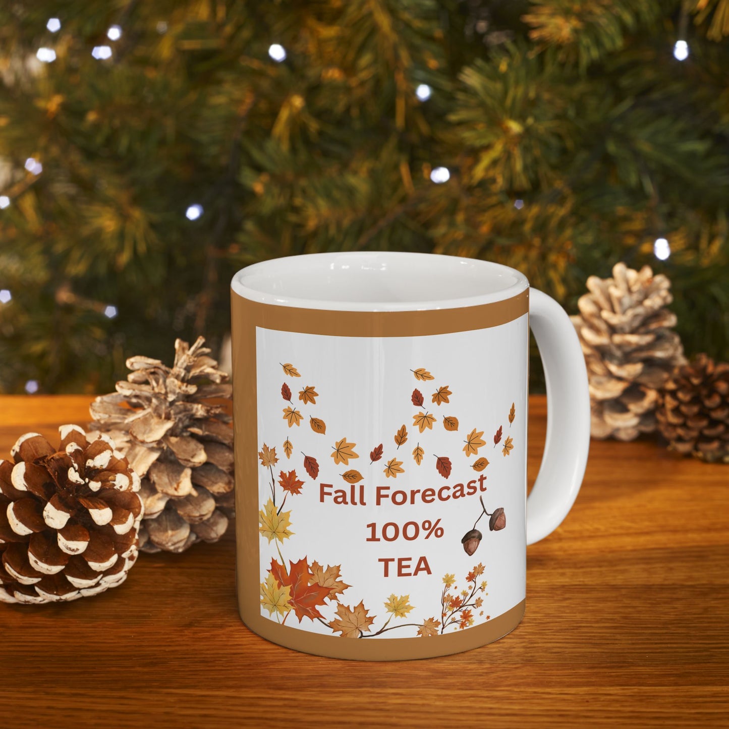 Copy of Autumn Leaves Ceramic Mug - Fall Decor, Cozy Coffee Cup, Seasonal Drinkware, Thanksgiving Gift, Nature Lover's Mug - The Businezz Angel
