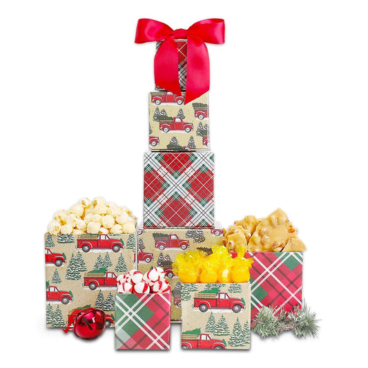 Tis the Season Truck Gift Tower - The Businezz Angel
