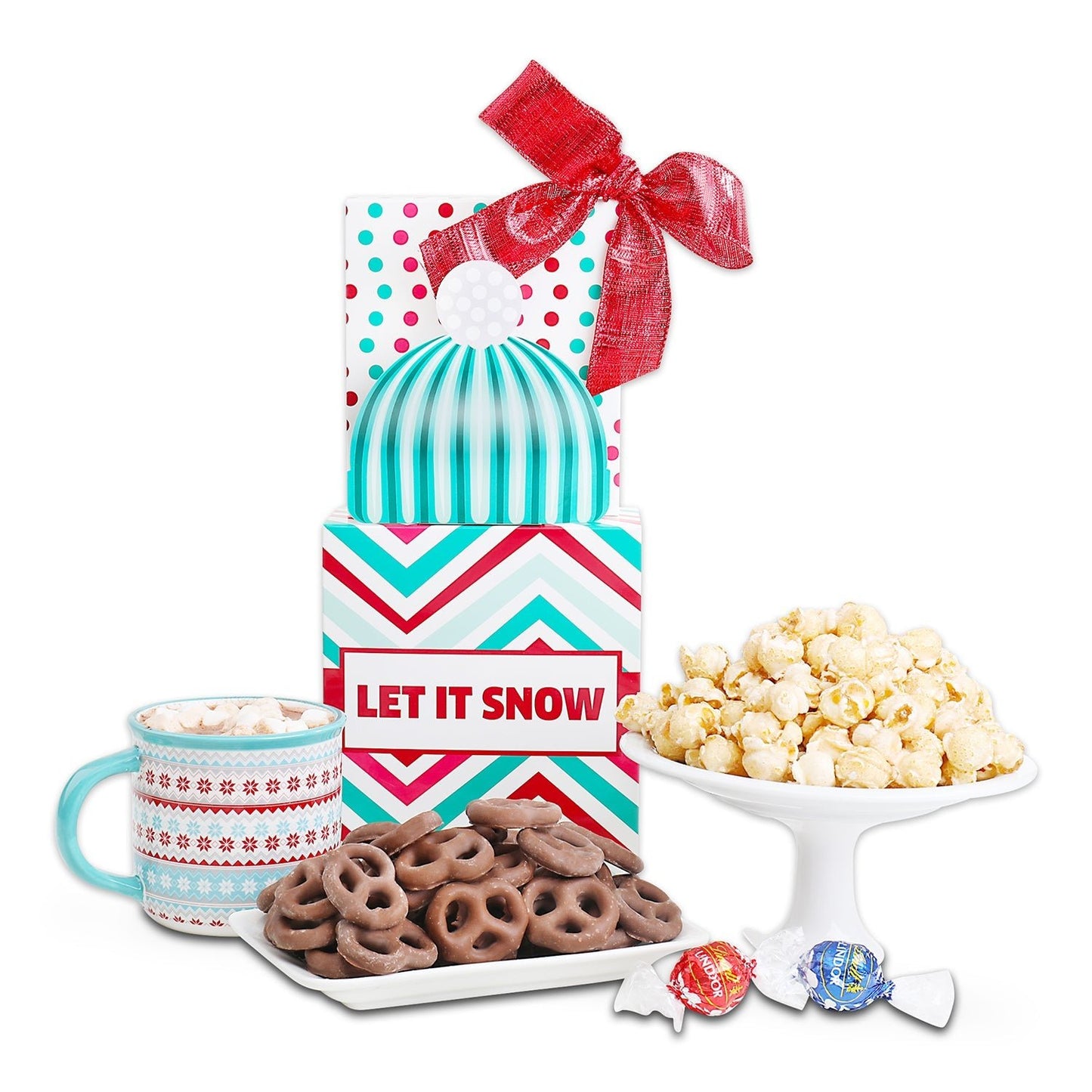 Let It Snow Gift Tower - The Businezz Angel