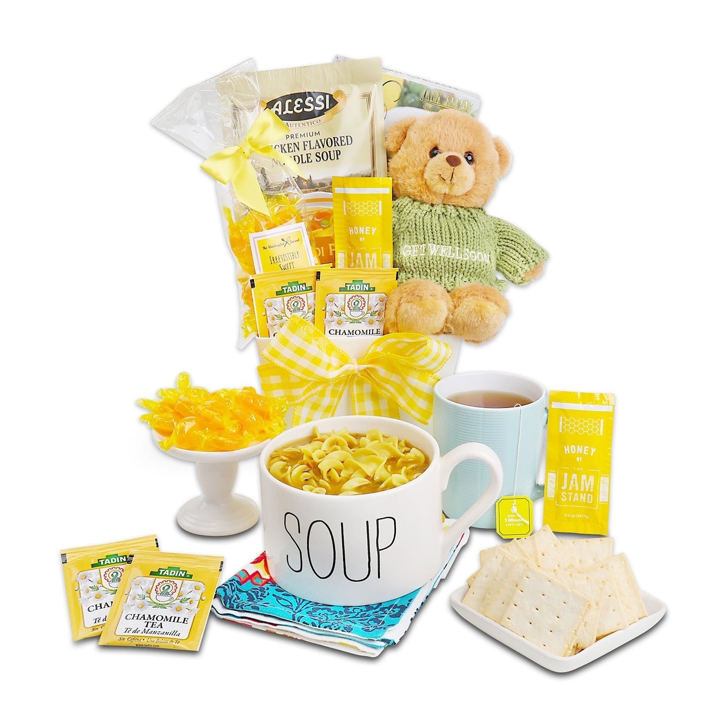 Hugs & Well Wishes Gift Basket - The Businezz Angel