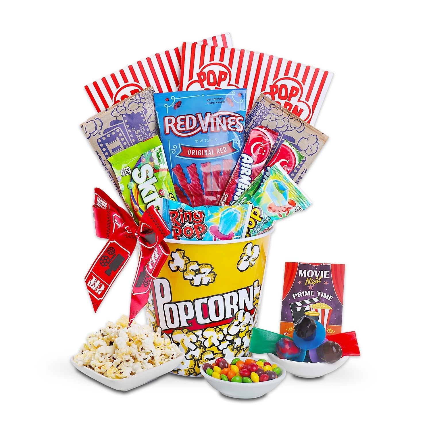 Pop - ular Movie Night Gift Basket - The Businezz Angel
